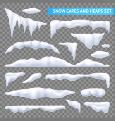 Snow Capes And Piles Transparent Set