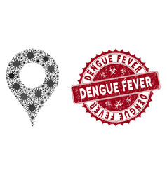 Coronavirus Collage Map Pointer Icon