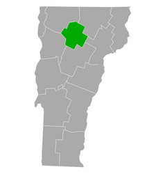 Map Lamoille In Vermont