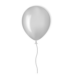 Blank Balloon Isolated On White Background Mockup