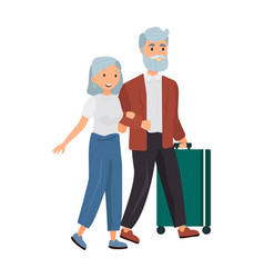 Senior Passengers Flat Icon Colored Element From