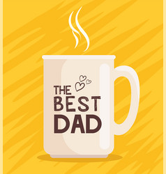 Best Dad Lettering In Mug