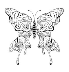 Butterfly Art Stencil For Tattoo Or T-shirt Print