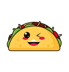 Kawaii Taco Icon