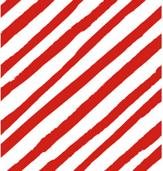 Thick Bias Hand Drawn Red Stripe Pattern