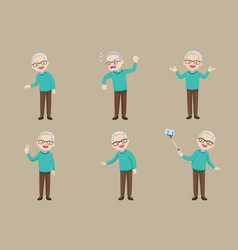 Elderly People Old Men Characters 002