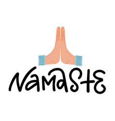 Welcome Gesture Hands In Namaste Mudra