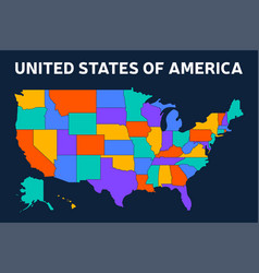 Blank Map Of Usa United States Of America