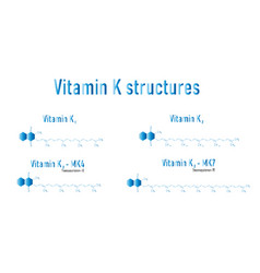 Chemical Structure Vitamin K1 And K2