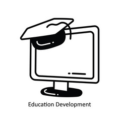 Education Development Doodle Semi Solid Icon