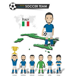 Italy National Soccer Cup Team Football Player