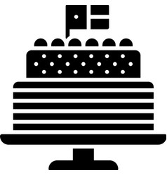 Cake Icon Fourth Of July Related