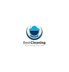 Maidservant Cleaning Logo And Icon