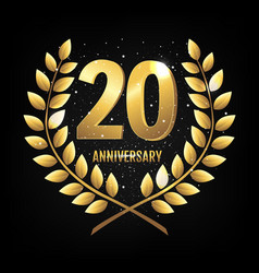 Template Logo Twenty Years Anniversary