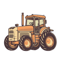 Yellow Bulldozer Digs Dirt Icon