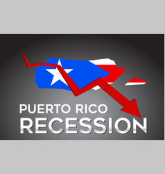 Map Puerto Rico Recession Economic Crisis