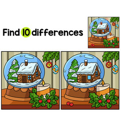 Christmas Snow Globe Find The Differences