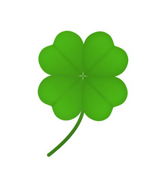 Four Leaf Clover Clip Art Icon