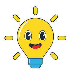 Smiling Light Bulb