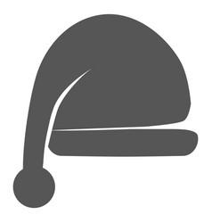 Grey Santa Claus Hat Icon 1