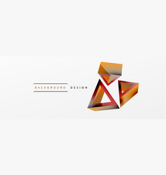 Triangle Abstract Background 3d Basic