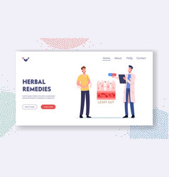 Leaky Gut Landing Page Template Stomachache