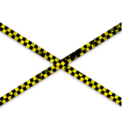 Old Grunge Barricade Construction Tape Yellow