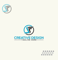 Sf Create Letter Logo Design