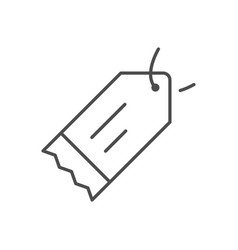 Tag Or Label Line Outline Icon