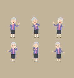 Elderly People Old Women Characters 002