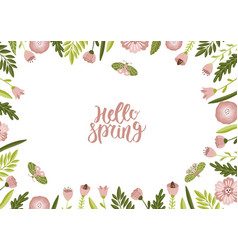 Spring Sale Background With Beautiful Colorful