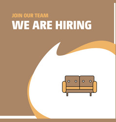 Join Our Team Business Company Couch We