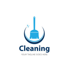 Maidservant Cleaning Logo And Icon