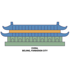 China Beijing Forbidden City Travel Landmark