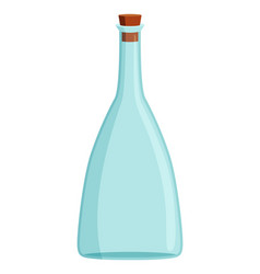 Glass Bottle Cartoon Style Icon