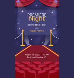 Hand Drawn Movie Premiere Post Stories