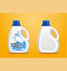 Laundry Detergent Bottle Mockup Set