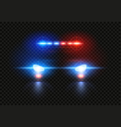 Police Car Headlights Emergency Flashing Light