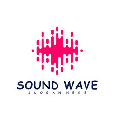 Sound Wave Logo Design Concept Sound Wave