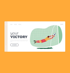 Your Victory Landing Page Template Goalkeeper