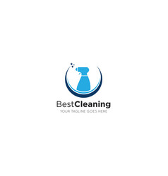 Maidservant Cleaning Logo And Icon