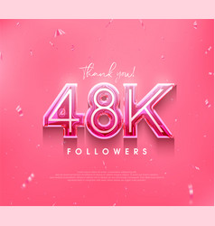 48k Followers Design For A Thank You In Soft