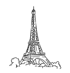 Eiffel tower Royalty Free Vector Image - VectorStock