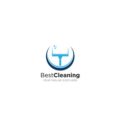 Maidservant Cleaning Logo And Icon