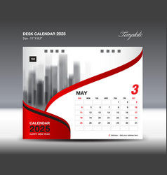 May 2025 - Calendar Template