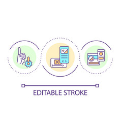 Responsive Design Importance Loop Concept Icon