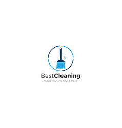 Maidservant Cleaning Logo And Icon