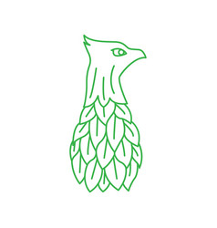 Eagle Line Art Icon Logo