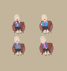 Elderly People Old Women Characters 009