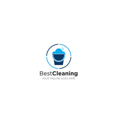 Maidservant Cleaning Logo And Icon